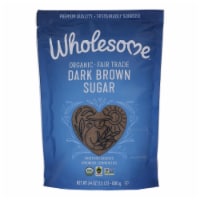 Wholesome Sweeteners Sugar - Organic - Dark Brown - 24 oz - case of 6