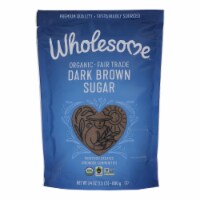 Wholesome Sweeteners Sugar - Organic - Dark Brown - 24 oz - case of 6