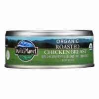 Wild Planet Organic Canned Chicken Breast - Roasted - Case of 12 - 5 oz.