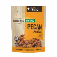 Woodstock Organic Pecan Halves - Case of 8 - 4.5 oz.