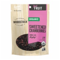 Woodstock Organic Sweetened Dried Cranberries - Case of 8 - 5.25 oz.