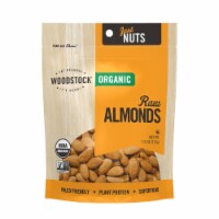 Woodstock Organic Raw Almonds - Case of 8 - 7.5 oz.