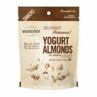 Woodstock Yogurt Almonds - Case of 8 - 8.5 oz.