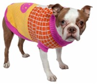 Lovable-Bark Heavy Knit Ribbed Fashion Pet Sweater (Small)