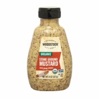 Woodstock Organic Stone Ground Mustard - Case of 12 - 8 oz.