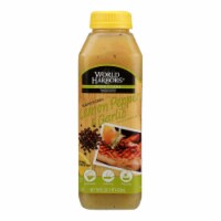 Lemon Pepper and Garlic Seafood and Poultry Sauce and Marinade - Case of 6 - 16 Fl oz.