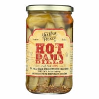 Yee-Haw Pickle Dills Pickle - Hot Damn - Case of 6 - 24 oz.
