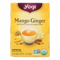 Yogi Mango Ginger Tea - Organic - Case Of 6 - 16 Bag Perspective: Main