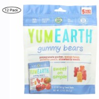 Yumearth Organics Organic Gummy Bear - Snack - Case of 12 - 0.7 oz.