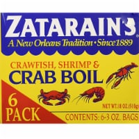Zatarain's Crab Boil - Dry - Case of 6 - 3 oz.