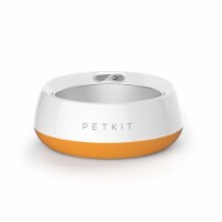PETKIT FRESH METAL Large Machine Washable Smart Digital Feeding Pet Bowl (Orange)