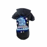 LED Lighting Magical Hat Hooded Sweater Pet Costume (Large)