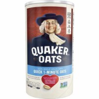 Quaker 100% Whole Grain Old Fashioned Oats - Case of 12 - 18 oz.