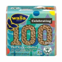 Wasa Crispbread - Crispbread Thin Rye 100 - Case of 12 - 8.6 oz.