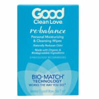 Good Clean Love Rebalance Personal Moisturizing & Cleansing Wipes - 1 Each - 12 CT