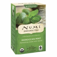 Numi Organic Tea Moroccan Mint - 18 Tea Bags - Case of 6