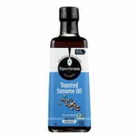 Spectrum Naturals Unrefined Toasted Sesame Oil - Case of 12 - 16 Fl oz.