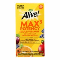 Nature's Way - Alive! Max3 Daily Multi-Vitamin - Max Potency - No Iron Added - 60 Tablets