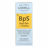 Liddell Homeopathic Back Pain Sciatica - 1 fl oz.