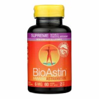 Nutrex Hawaii BioAstin Supreme - 6 mg - 60 Vegetarian Softgels