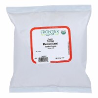 Frontier Herb Mustard Seed Organic Powder Yellow Ground - Single Bulk Item - 1LB