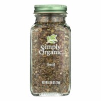 Simply Organic Basil Leaf - Organic - Sweet .54 oz
