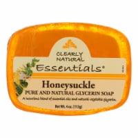 Clearly Natural Glycerine Bar Soap Honeysuckle - 4 oz.