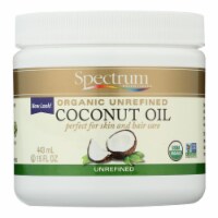Spectrum Essentials Organic Coconut Oil - Unrefined - 15 oz.