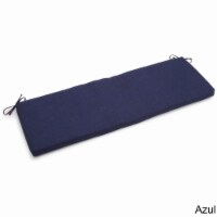 57-inch by 19-inch Outdoor Spun Polyester Loveseat Cushion - Azul