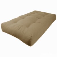 Blazing Needles Renewal 10-inch Twill Twin-size Futon Mattress - Toffee - Toffee