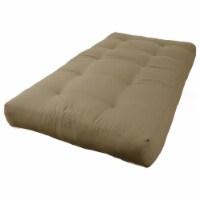 Blazing Needles Renewal 7-inch Twill Twin-size Futon Mattress - Toffee - Toffee