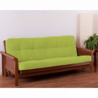 Blazing Needles Renewal 5-Inch Twill Full-Size Futon Mattress - Mojito Lime - Mojito Lime