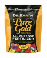 Dr. Earth Pure Gold Organic 2-2-2 Fertilizer 3 lb. - Total Qty: 1