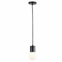 Marble Single Pendant Lamp Black/Green
