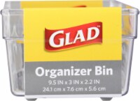 Glad Rectangle Organizer Bin – Clear