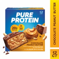 Pure Protein Chocolate Peanut Butter Protein Bars Perspective: Main