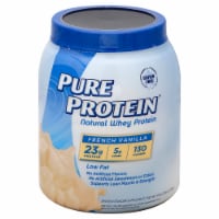 Pure Protein Low Fat French Vanilla Whey Protein Powder
