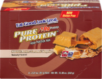 Pure Protein® Peanut Butter Caramel Surprise Bars Perspective: Main