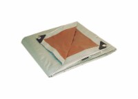 Foremost Tarp Co. Reversible Tarp - Silver/Brown