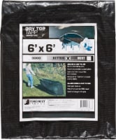 Foremost Tarp Co. Dry Top Drawstring Tarp - Black