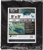 Foremost Tarp Co. Dry Top® Drawstring Tarp - Black