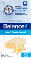 Balance Bar Yogurt Honey Peanut Perspective: front