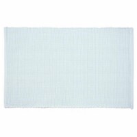 AG-01329S-4 19 in. Ribbed Placemats, Sea Foam & Mint Green - Set of 4
