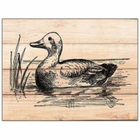 Lake Goose Wooden Sign Wall Decor