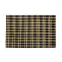 AG-01272S-4 19 in. Ribbed Placemats, Salt Pepper - Set of 4