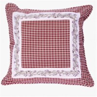 18 x 18 in. Zip Cushion Cover, Berryvine Burgundy