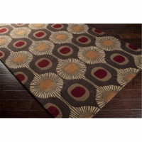 Rug Square Croissant Hand Tufted Area Rug 4 ft.