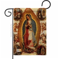13 x 18.5 in. Our Lady of Guadalupe Burlap Inspirational Faith & Religious Impressions Decora