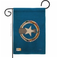 13 x 18.5 in. Northern Mariana Islandss Burlap Flags of the World Nationality Impressions Dec