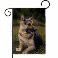 13 x 18.5 in. German Shepherd Burlap Nature Pets Impressions Decorative Vertical Double Sided